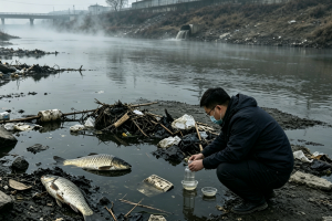 万福河近十公里河段遭污染，环保监管不应依赖网络曝光